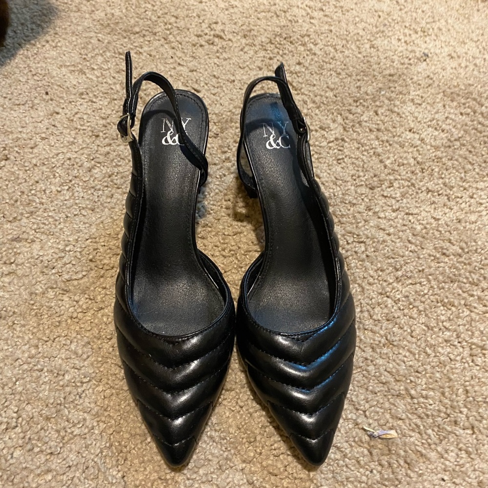 sling back heels